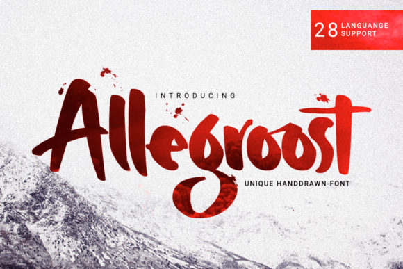 Allegroost: The Handwritten Font That Adds Bold Personality to Your Designs