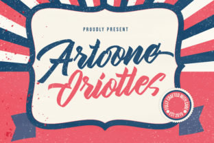 Artoone Oriottes: A Vintage Script Font for Creative Expression