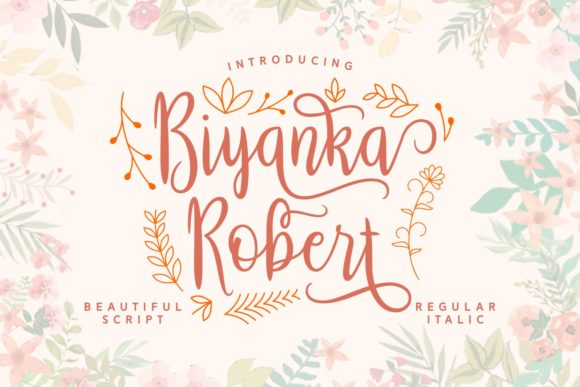 Biyanka Robert: The Crafting Font with PUA Swashes
