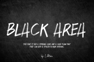 Black Area: A Bold Brush Font for Authentic Expression