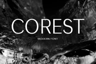 Corest: A Stunning Sans Serif Font Inspired by Traditional Sign Painting