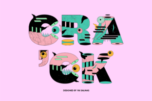 Crack: A Color Font for Surreal, Expressive Design