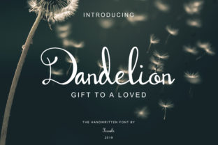 Dandelion Script: Elegant Handwritten Typography