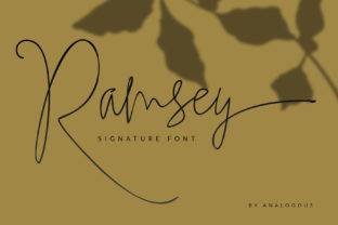 Discover Ramsey: A Light and Charming Handwritten Font with a Cool Vibe