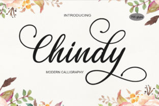 Discover the Beauty of Chindy: A Handwritten Font with Unique Swashes and Ligatures