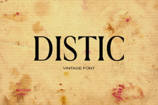 Distic: A Refined Serif for Discerning Design Work