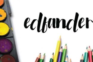 Edfander: A Sweet, Romantic Crafting Font