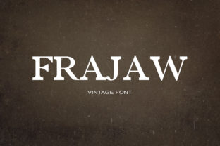 Frajaw: A Friendly Serif Font That Fits Right In