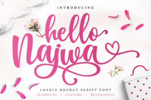 Hello Najwa: The Crafting Font That Turns Everyday Projects Into Little Love Notes