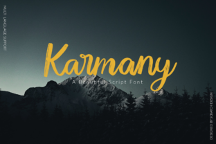 Karmany: A Sweet, Cool Handwritten Font That Adds Bold Flavor to Real Design Work