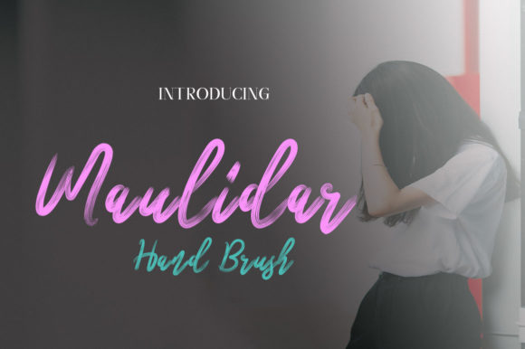 Maulidar: A Friendly Brush Font for Real Creativity
