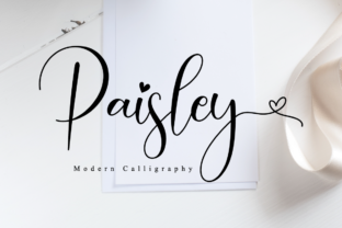 Paisley Script: Elegant Typography for Modern Design Projects
