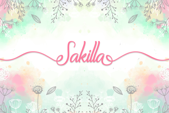 Sakilla: A Versatile and Elegant Script Font for Creative Professionals
