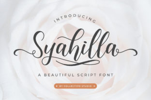 Syahilla Script: Sweet, Friendly & Modern Handwriting
