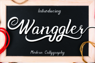 Wanggler: The Stylish Script Font That's Changing the Game